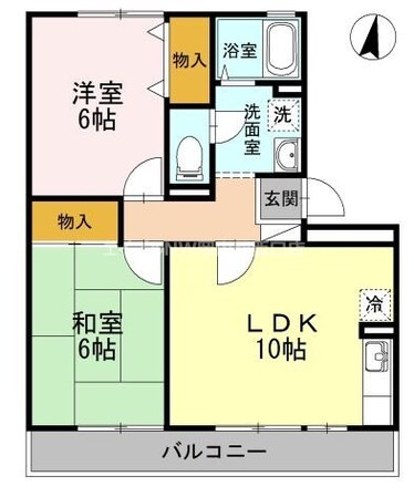 ラフィネ高柳の物件間取画像